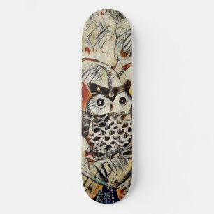 Skateboard Dibujo de búho