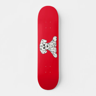 Skateboard Dibujo de perro de peluche dálmata contorno simple