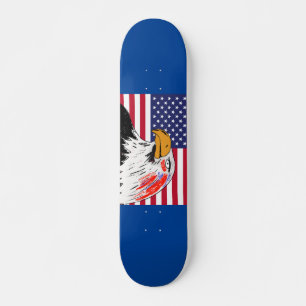 Skateboard Dibujo estadounidense de un águila
