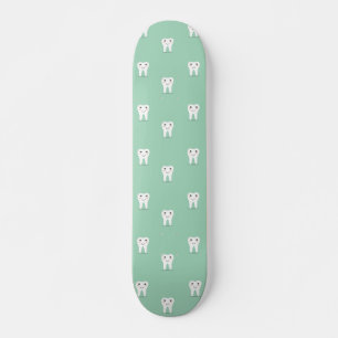 Skateboard Diente feliz de Kawaii