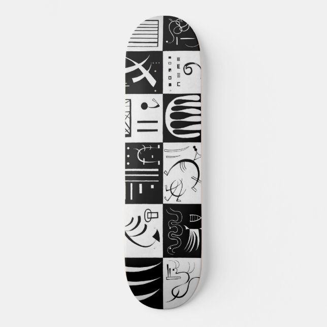 Skateboard Diez de treinta | Wassily Kandinsky | (Anverso)