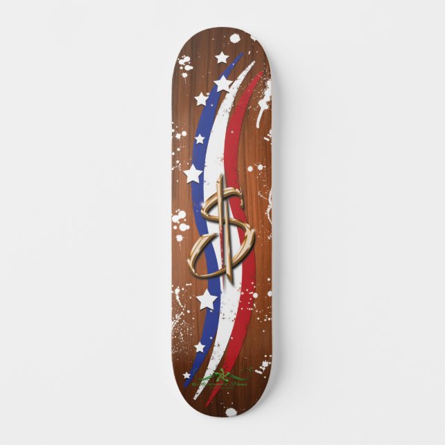 SKATEBOARD DINERO (Anverso)