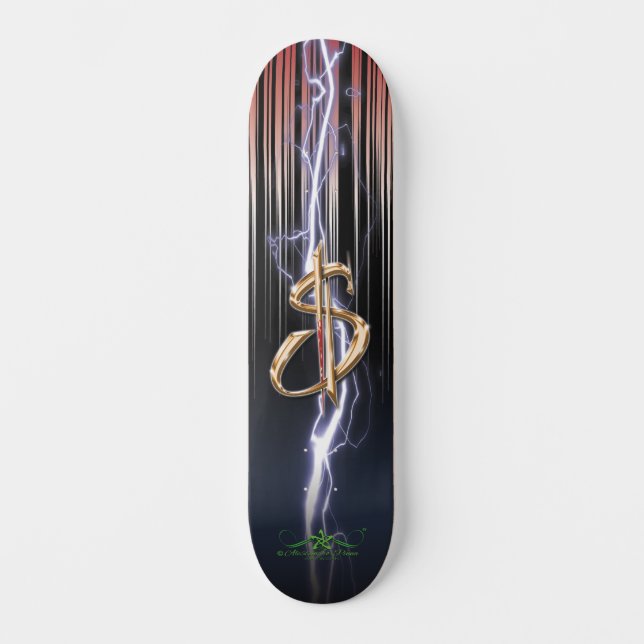 SKATEBOARD DINERO (Anverso)