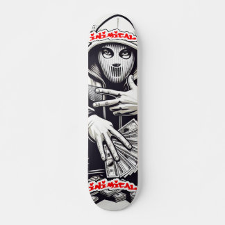 Skateboard Dinero callejero inusual Hannibal