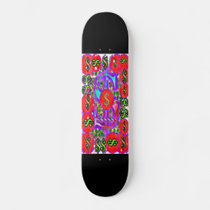 Skateboard Dinero Logo Negro