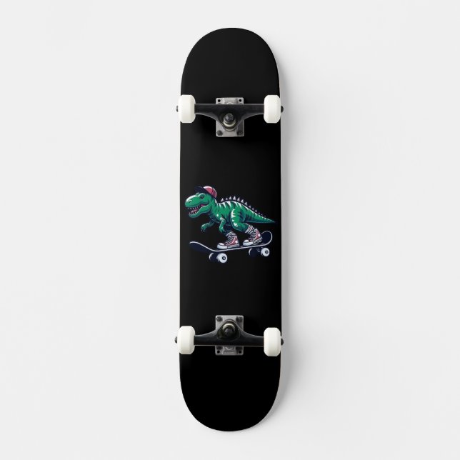 Skateboard Dinosaurio (Anverso)