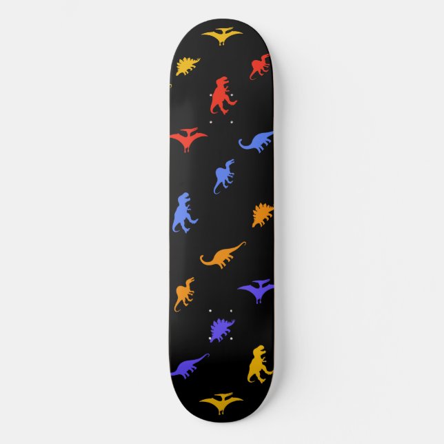 Skateboard Dinosaurio (Anverso)