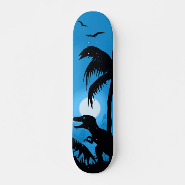 Skateboard Dinosaurio de la noche (Anverso )