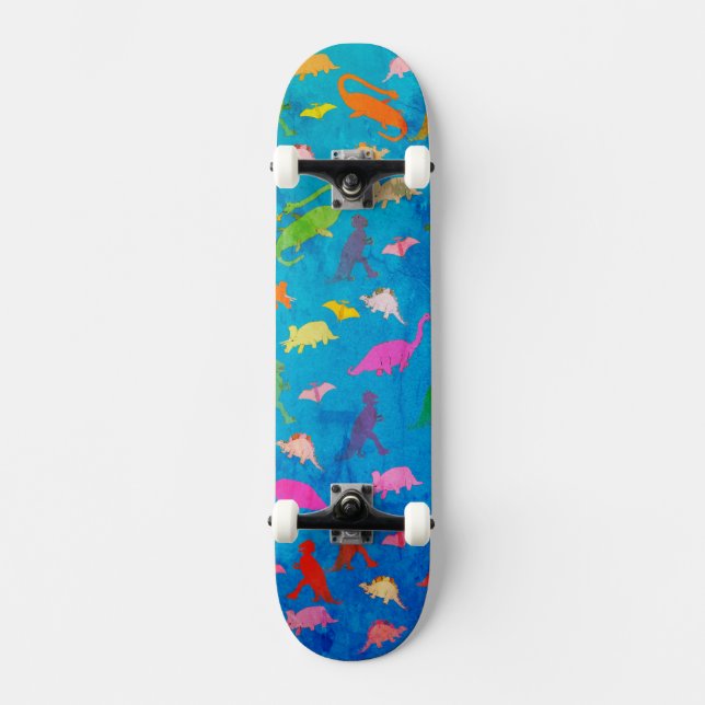 Skateboard Dinosaurios (Anverso)