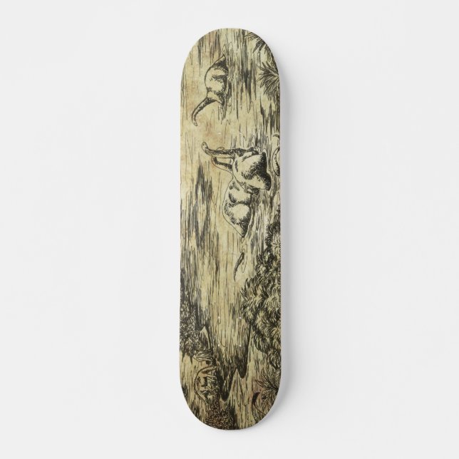 Skateboard Dinosaurios (Anverso )