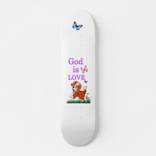 Skateboard Dios es amor