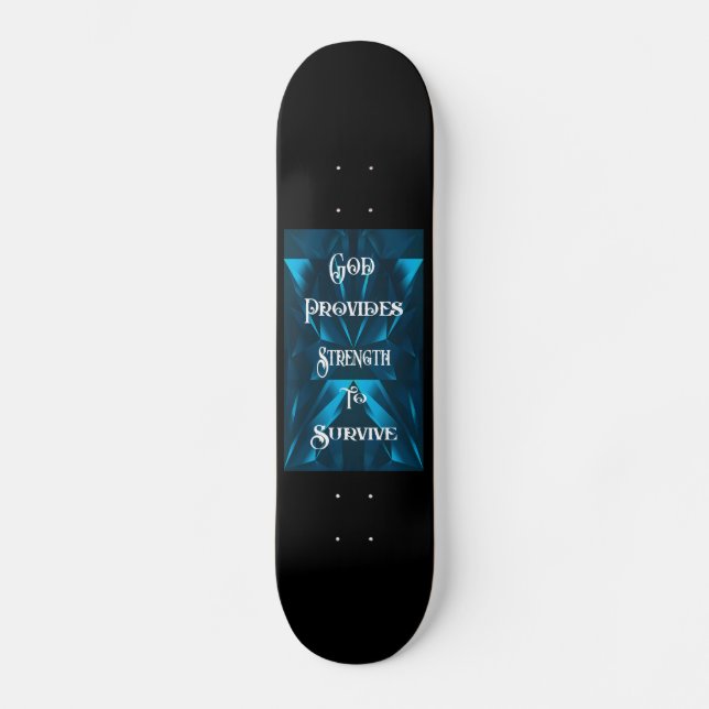 Skateboard Dios provee (Anverso)