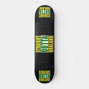 Skateboard Directo fuera de Oakland Green