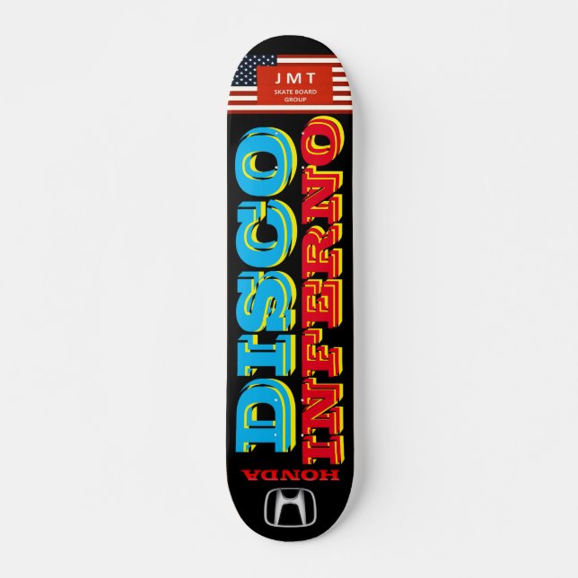 Skateboard DISCO INFERNO, 77/7" Deck (Anverso )
