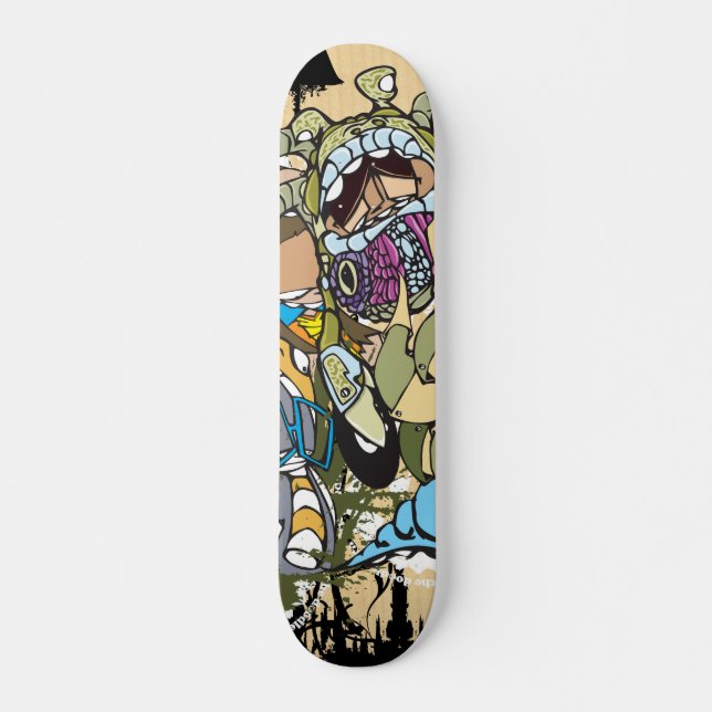 Skateboard Diseñada bien "Entourage Parte 2" (Anverso )