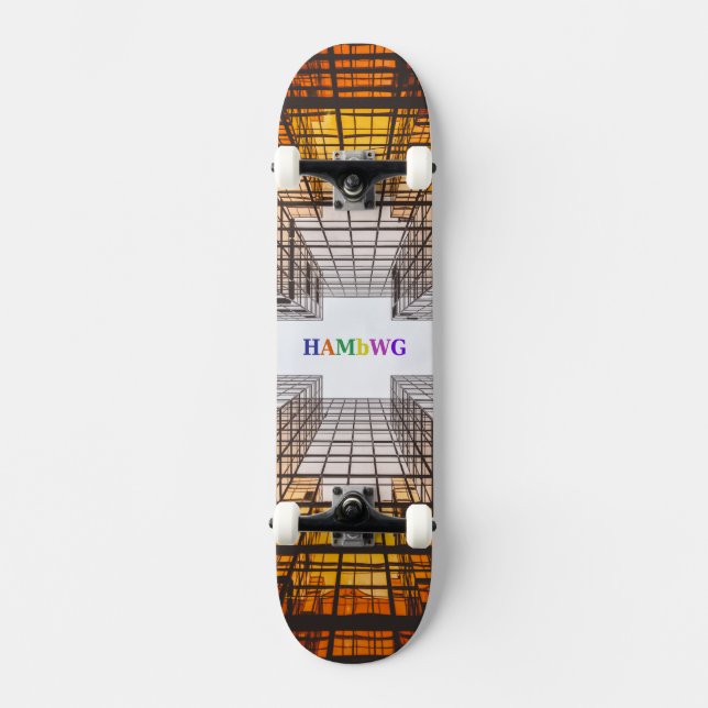 Skateboard diseñado por HAMbWG - Arquitectura (Anverso)