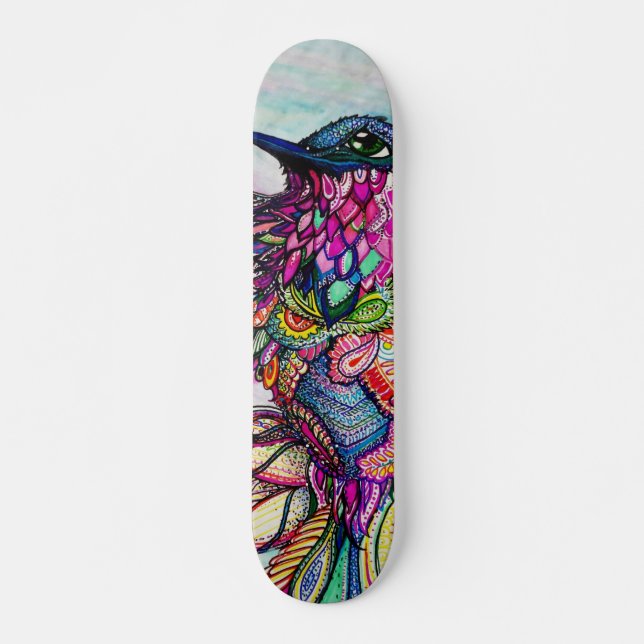 Skateboard Diseñar tu propio Skate Fantasy Bird en vuelo (Anverso )