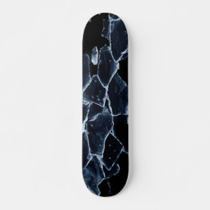 Skateboard Diseño abstracto de hielo roto destrozado