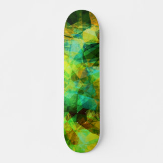Skateboard Diseño abstracto moderno de los Verdes Funky