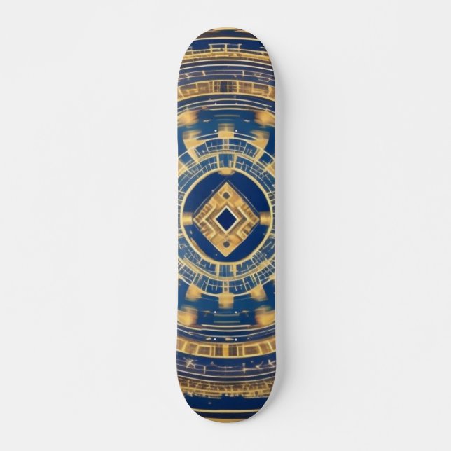 Skateboard Diseño azteca (Anverso )
