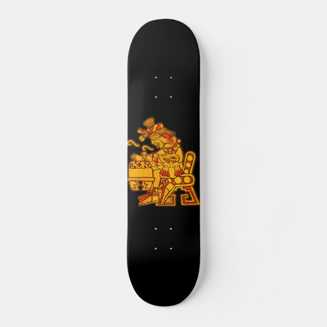 Skateboard Diseño azteca (Anverso)