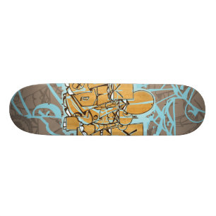 Skateboard Diseñó bien "Fright Club"