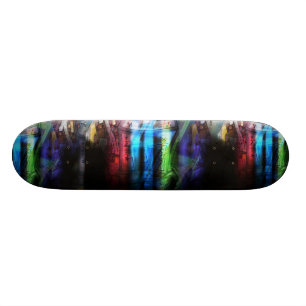 Skateboard Diseño colorido de las pintadas