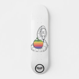 Skateboard Diseño de Apple con serpiente