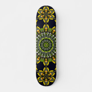 Skateboard Diseño de arte de mandala geométrico abstracto