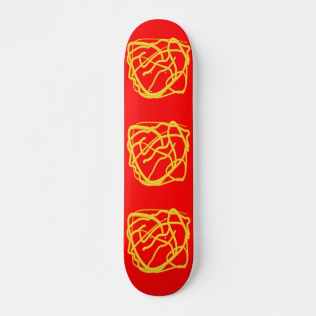 Skateboard Diseño de arte String y Rope Hope (Anverso )