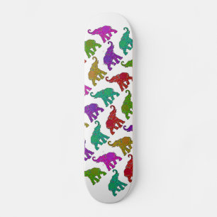 Skateboard Diseño de baldosas para el patrón Elephant Walk