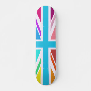 Skateboard Diseño de bandera de la unión/Jack - multicolor