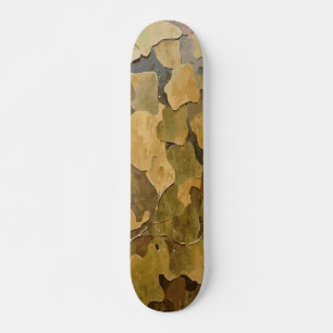Skateboard Diseño de Camuflaje de Patrón de Hoja
