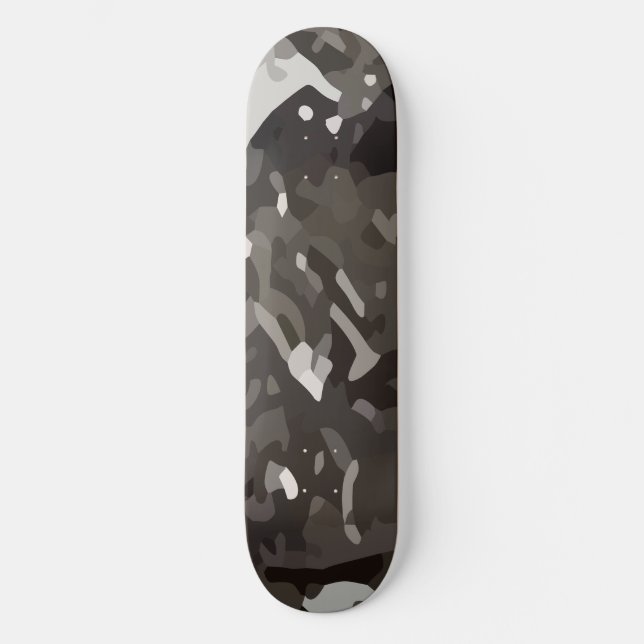 Skateboard Diseño de Camuflaje Militar (Anverso)