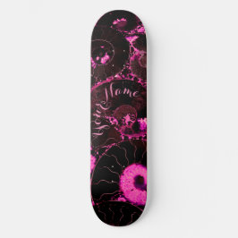 Skateboard Diseño de cáscara rosa de Nautilus