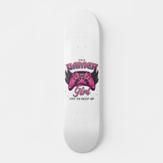 Skateboard Diseño de Chica Gamer