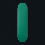 Skateboard Diseño de color sólido azul oscuro verde esmeralda<br><div class="desc">Decoración clásica retro clásica de color azul oscuro esmeralda oscuro y verde claro para el hogar y los regalos. Decoración y accesorios del hogar de color verde esmeralda oscuro clásico. Moda de color Dark Emerald Green de moda,  diseño de color verde azulado esmeralda.</div>