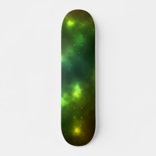 Skateboard Diseño de constelaciones del espacio cósmico abstr