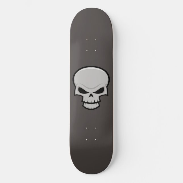 Skateboard Diseño de cráneo malvado (Anverso)