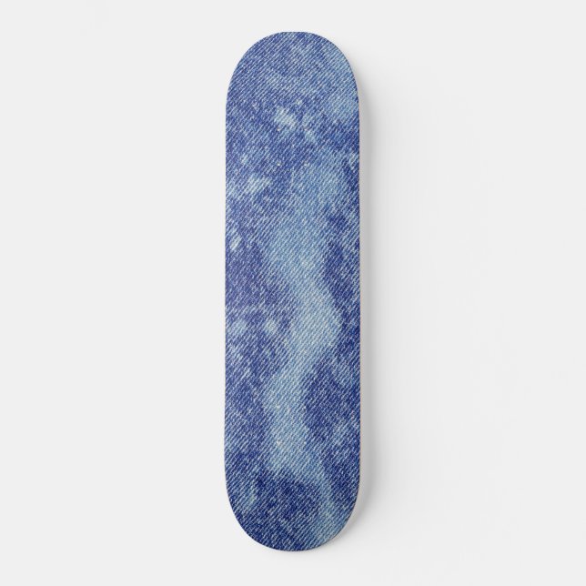 Skateboard Diseño de Denim Lavado #12 @ Emporio Moffa (Anverso)