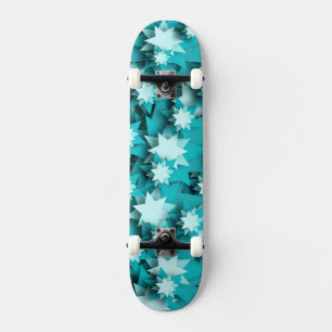 Skateboard Diseño de estrellas