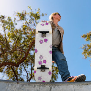 SKATEBOARD DISEÑO DE FLORES
