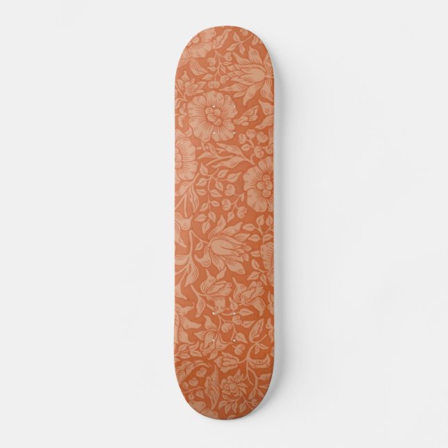 Skateboard Diseño de fondo de escritorio floral William Morri (Anverso)