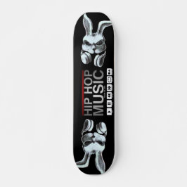 Skateboard Diseño de Hop de Hip-Conejo B