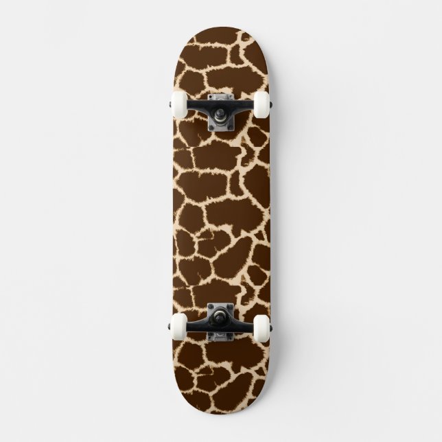 Skateboard Diseño de impresión de jirafa (Anverso)
