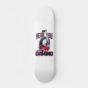Skateboard Diseño de juegos con auriculares