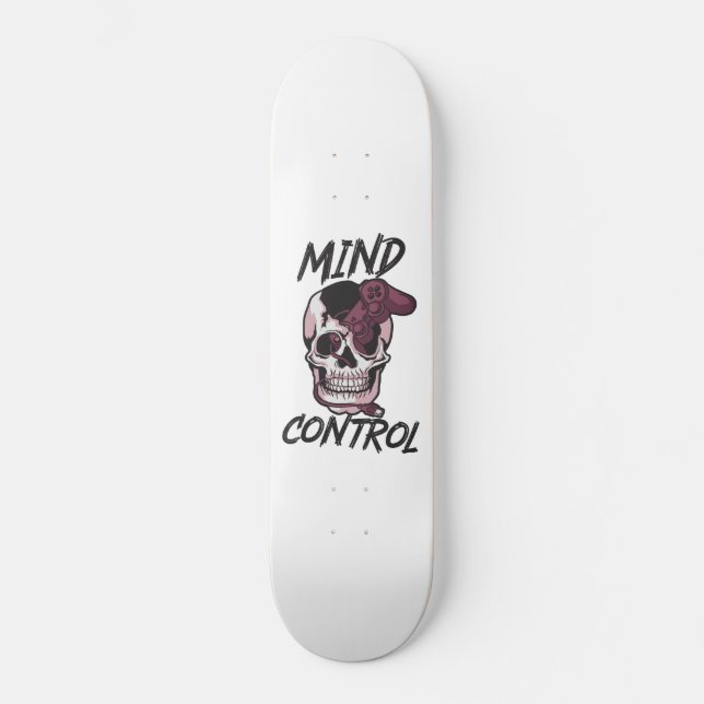 Skateboard Diseño de juegos de control mental (Anverso)