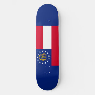 Skateboard Diseño de la bandera del estado de Georgia