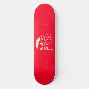Skateboard Diseño de la naturaleza de las aves de piel de alm