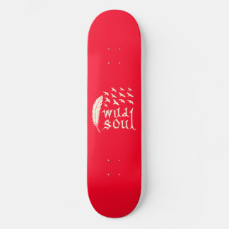 Skateboard Diseño de la naturaleza de las aves de piel de alm